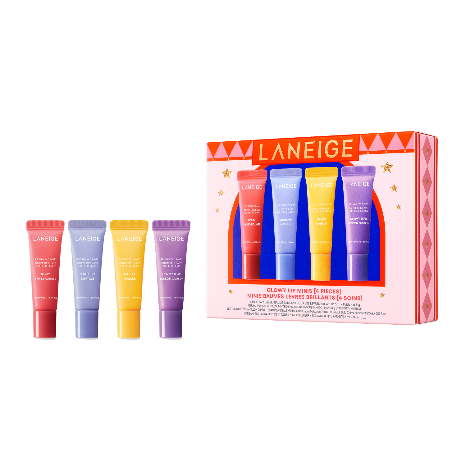 GLOWY LIP MINIS (MINI BÁLSAMOS LABIALES)